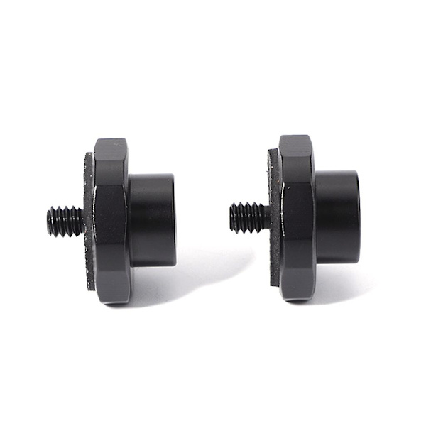 2x kameran kiinnitysruuvit 3/8 \" naaras 3/8 1/4\" uros, 1/4 naaras