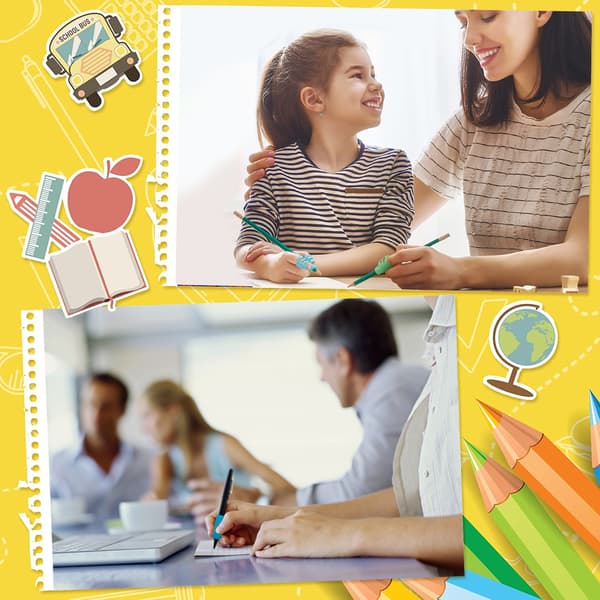 18 stk. blyantspidsere til børns håndskrift, blyantholder[qb]