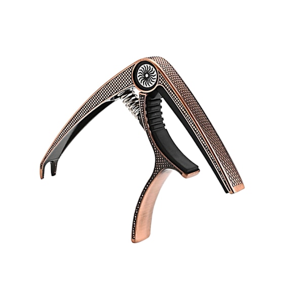 1/2/3 Gitarr Capo Akustisk Klämma Snabbväxlingsklämma Nyckel för Koppar 9,3x7,5x1,5cm Copper 9.3x7.5x1.5cm Set