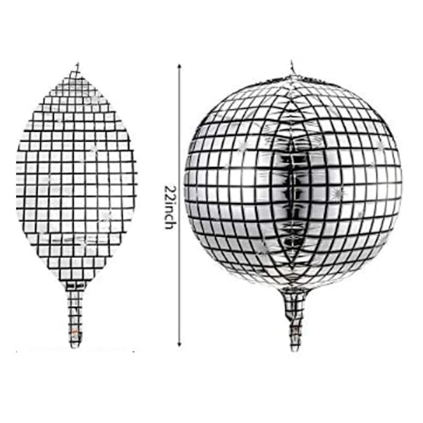 Disco-palloilmapallot 70-luvun teemajuhliin VÄRI 4 VÄRI Color 4 Color 4
