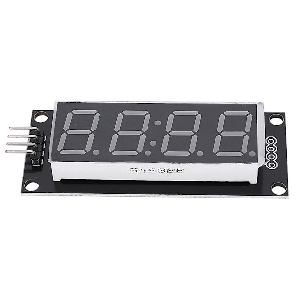 LED-displayrör modul 4 siffror 7 segment för 2 stift digital I/O-anslutningskomponenter