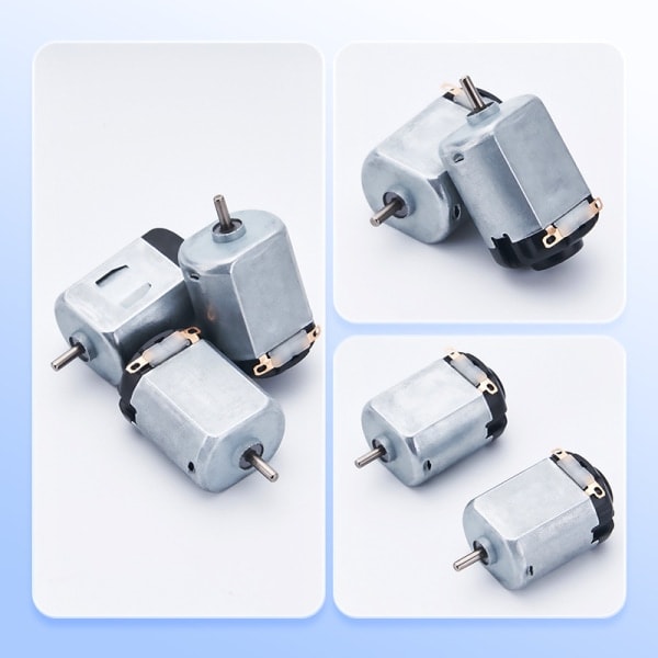 Micro 130 Motor Leksaksmotor Teknik Fläkt Vetenskapsexperiment Fyrhjulsdrift Motor DC Liten Motor 10-pack