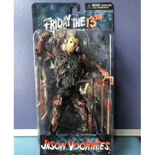NECA Friday The 13th Figur Leksaker Freddy Jason Voorhees Blod Actionfigur Jason Samlarobjekt Modell Jul Halloween Gåvor No. 5