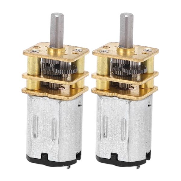 2pcs Gear Motor DC 6V 200RPM Speed Reduction 3x8 Shaft Geared Motor for RC Car Toy