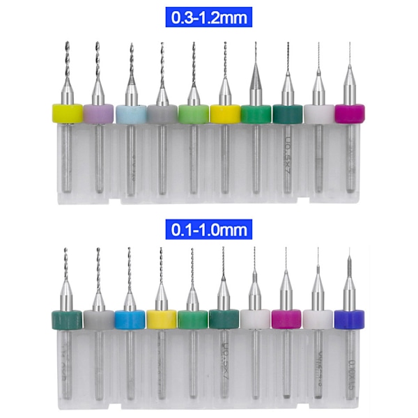 PCB-borr, Mikrobordsborr-set