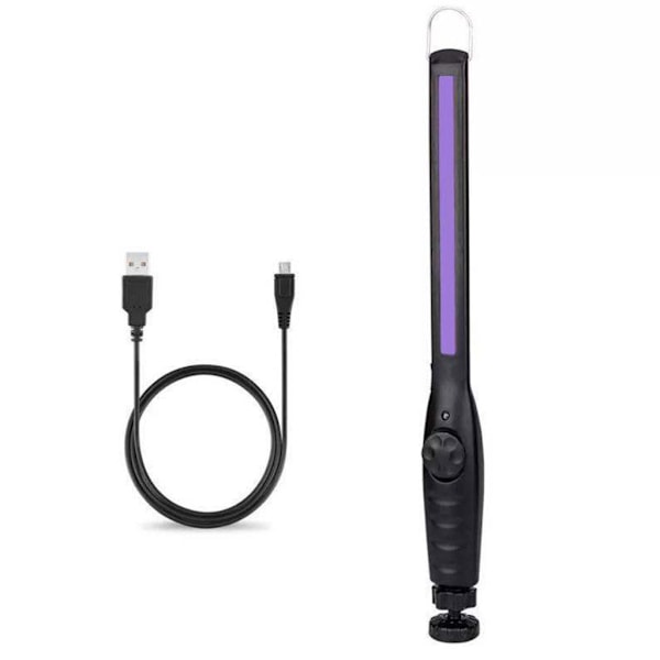 UVC Desinfektionslys Bærbar UV Bakteriedræbende Lampe Genopladelig Håndholdt Steriliserings Desinfektionslampe Bakteriedræbende Stav[qb]