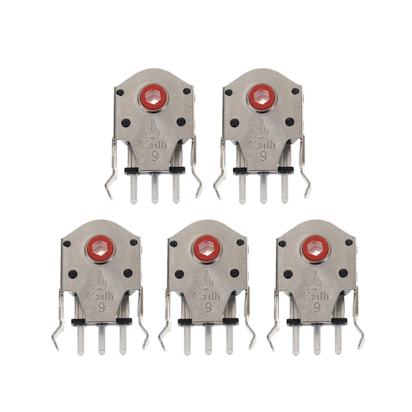 5 stk Originale Kailh Mus Encoder Mus Decoder Rød Kerne 9mm/10mm/11mm Meget Præcis til Razer Mus 0.01 9mm
