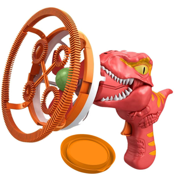 Dinosaur Boblepistol Boblemaskine Bobleblæser Legetøj til Børn og Småbørn EDIT