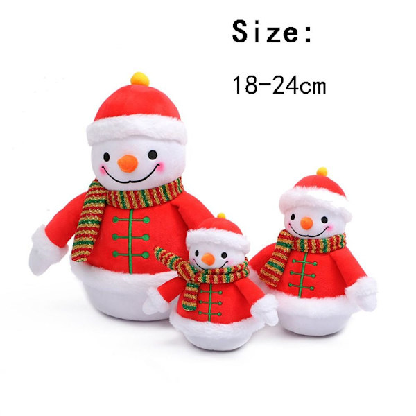 Jultomte Docka Älg Mormor Plyschleksaker ÄLG ÄLG ÄLG[BT} Stand Elk Stand Elk