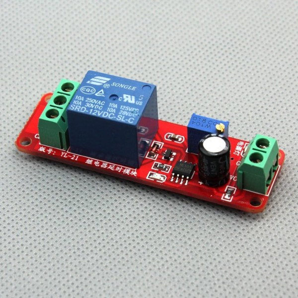 Galaxy DC 12V NE555 Fördröjningstimer Monostabil Relätimer Switch Justerbar Modul