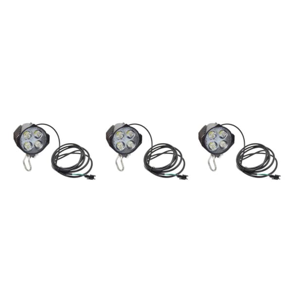 1/3 Sykkel LED Frontlykt Sammenleggbare Spotlights Liten 3PCS