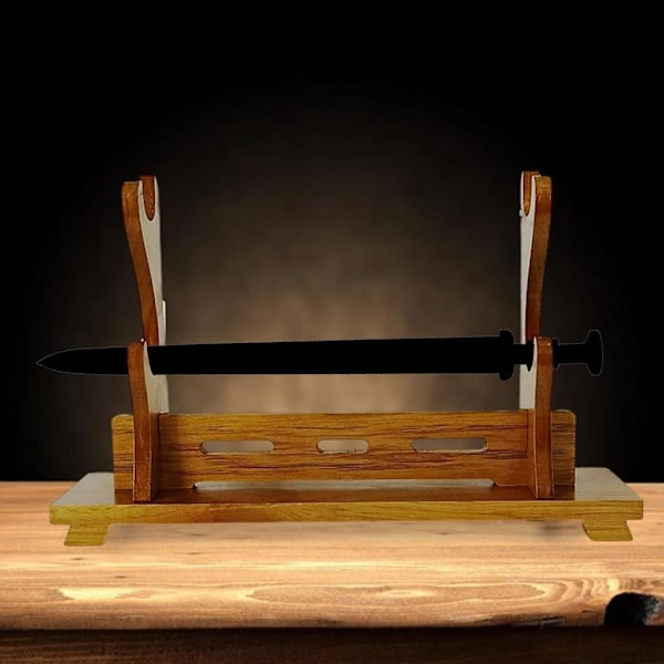 1/2 tre stativholder for Samurai Display Elegant og robust Lysebrun 2 lag Light Brown 2 Layers 1 Pc