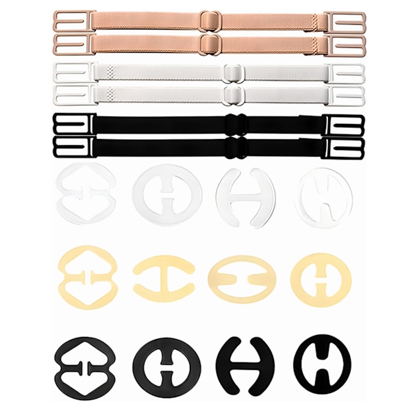 BH Stropper, 18 stk. BH Clips til Ryggen, Skridsikre BH Strop Holdere, Spænder Udskærings Kontrol Clips til BH