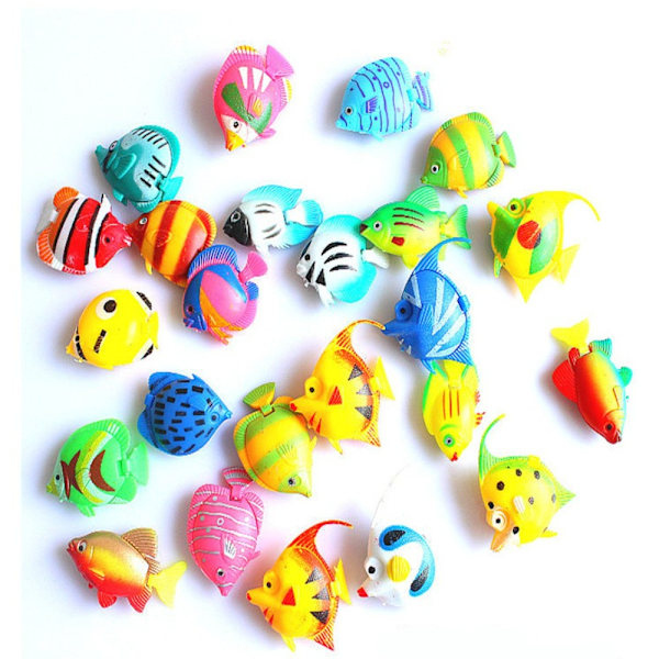 10 stk. Ocean Tropical Fish Flydende fisk Falsk Tropical Fish Random color Random color
