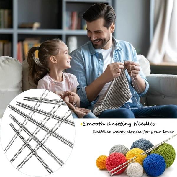 Set. Stickor i rostfritt stål