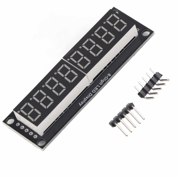 Digitalrör Displaymodul LED 8 Siffror 7 Segment 0,36 Tum TM1637 Drivchip Gul