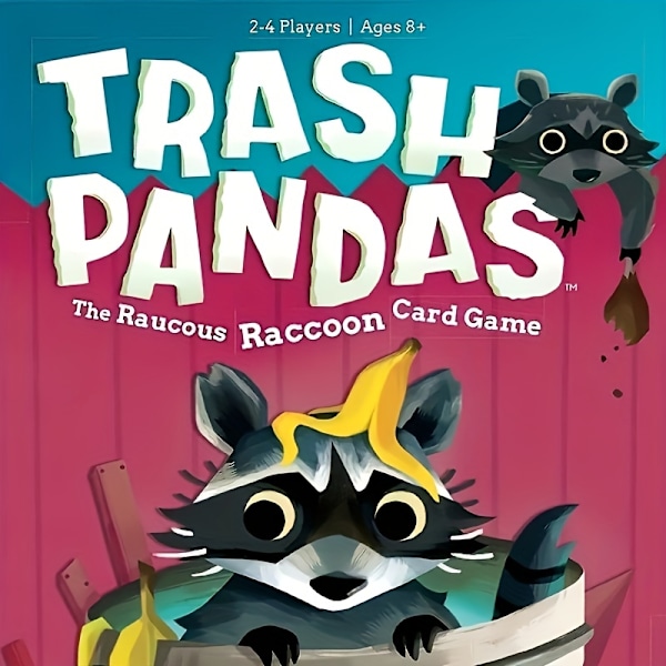 Trash Pandas - Det bråkete vaskebjørn-kortspillet Et perfekt familievennlig fest-spill Ages8+