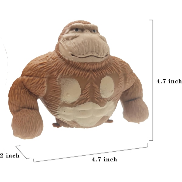 Strekkbar Gorilla Figur Gorilla Latex Gorilla Myk Strekkbar Gorilla Leke
