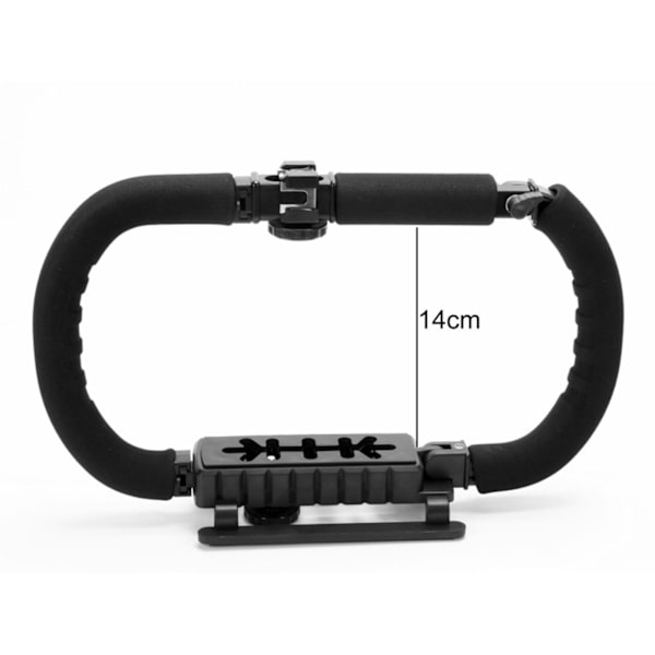 Video Action Stabilizer Håndtak C-formet Håndholdt Sopp Kamera Stabilisator Ramme for Fotografering