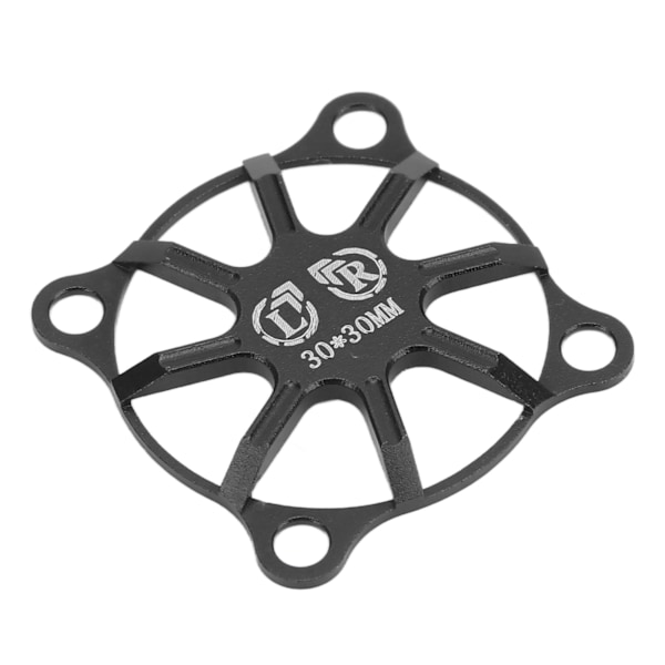 RC-skydd Liten Aluminiumlegering Fjärrkontroll Bil Elektrisk Motor ESC-skydd 30x30mm Svart