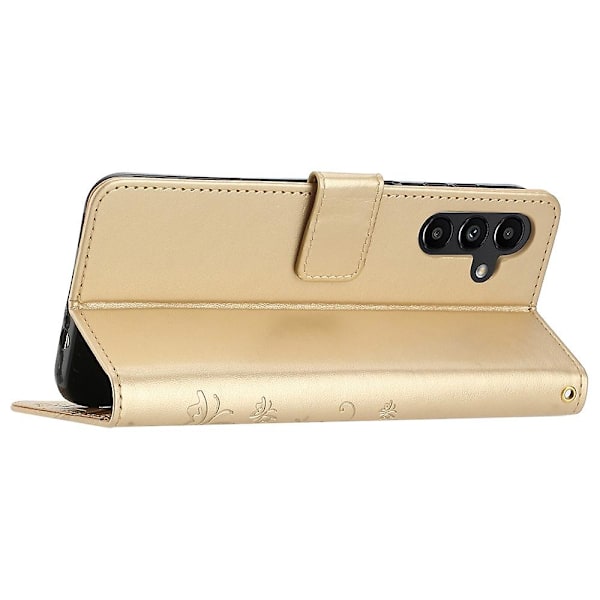 For Samsung Galaxy A25 5G Etui Imprint Lommebok PU Lær Deksel null null none