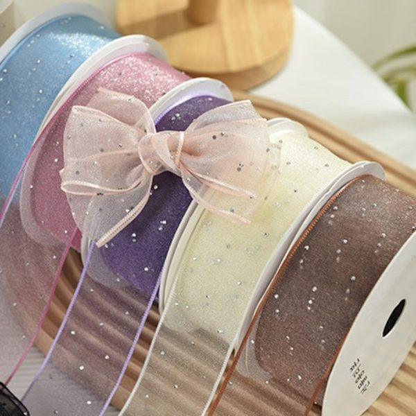 Organza-harsokankaanauha BEIGE beige