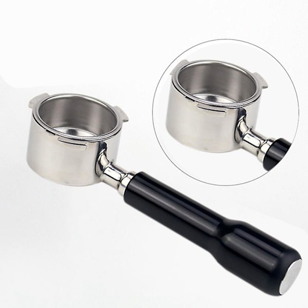 Portafilter 51mm Delonghi Ec685 kahvijauhekupilla kahdelle tyylille