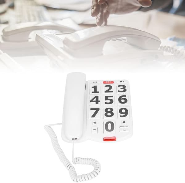 DARTEL BORDTELEFON MED STORA KNAPPAR