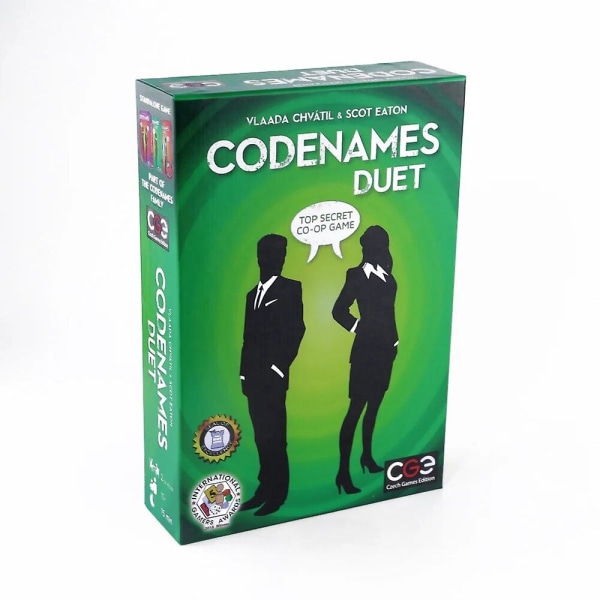 Lark & ​​Clam Codenames Deep Undercover 2.0 - Spel för vuxna, sällskapsspel för spelkvällar, begränsad utgåva Green