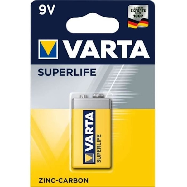 Superflife 6F22 - 9V saltvannsbatteri