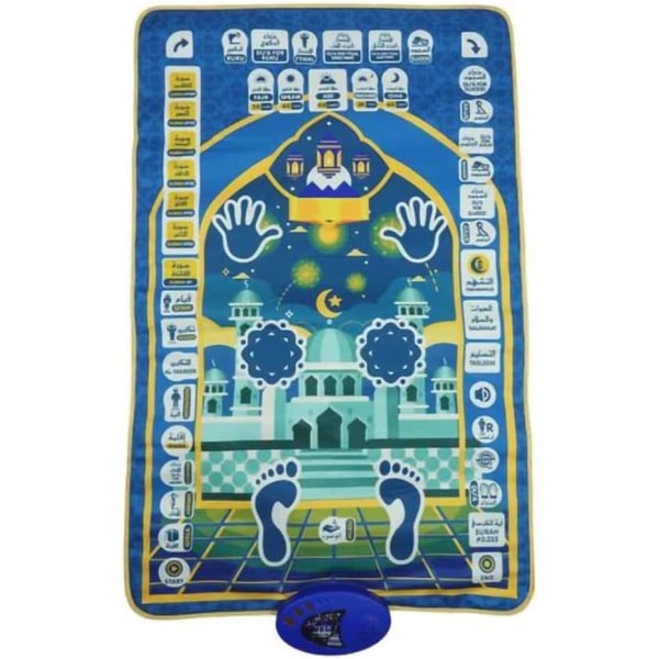 Adult Education Prayer Mat Muslim Islamic Reading Mat Mp3 Teaching Mat Electronic Music Felt Mat