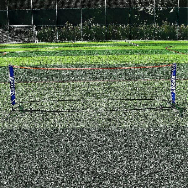 Bærbart foldbart enkelt 3m 4m 5m 6m tennisnet badmintonnet -HG(qb) 4.1M