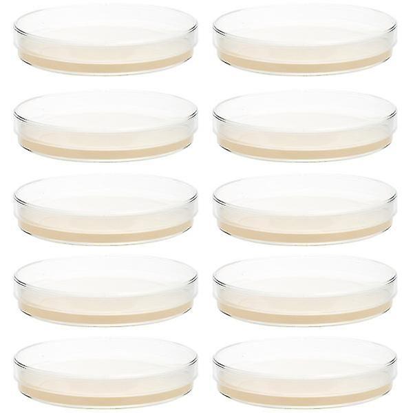 10 pre-poured agar plates petri dishes with agar science experiment accessories