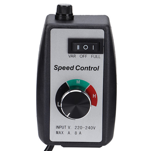 Universal elektronisk trinløs hastighedsregulator Switch Regulator til motorventilator kanalventilator EU 230V