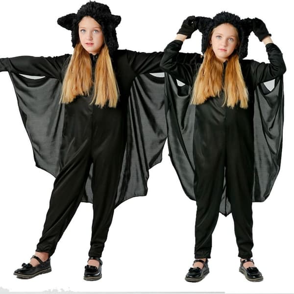 Halloween Flagermuskostume Cosplay Kostumer til Børn 100 100