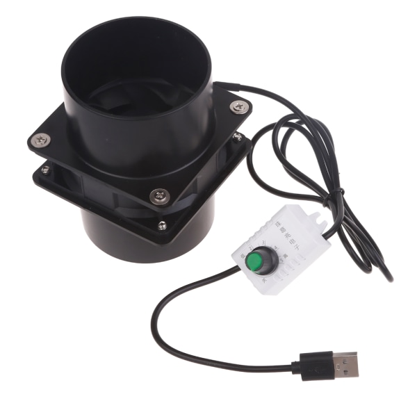 USB-justerbar hastighed lodde røgabsorber ESD røgudsugningsventilator rørledning udstødningsventilator med 1/3/6M rørventilationsventilator null - Single fan 0.2