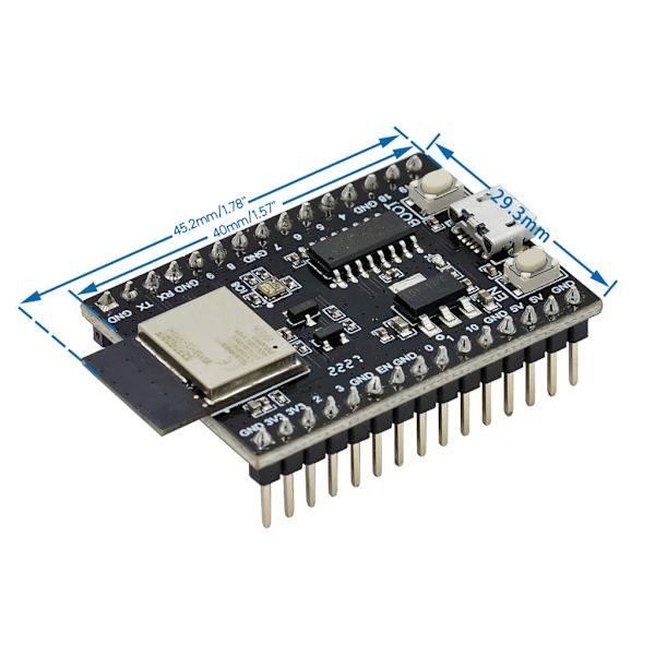 ESP32-C3 Utvecklingskort Kärna Utrustad med ESP32-C3-MINI-1 Modul WiFi Bluetooth Kompatibel 5.0 Modul
