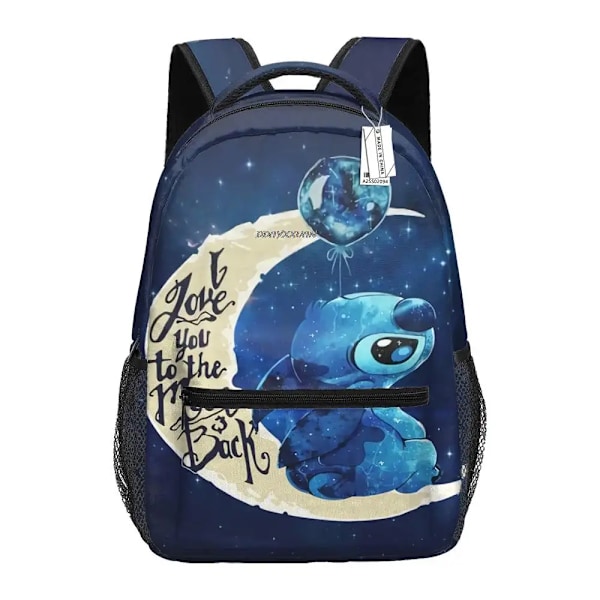 Disney Lilo Stitch Kawaii Drenge Piger Børn Skole Bogtasker Kvinder Høj Kapacitet Rygsæk Teenagere Rejse Rygsæk Mochila Escolar style 4