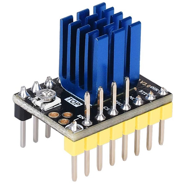 3D-printerdele Silent fodpedal TMC2130 V3.0 Steppermotor med kølelegeme, til SKR V1.3 1.6 1.5 MKS Gen L Tracks kontrolkort (trin/guide)