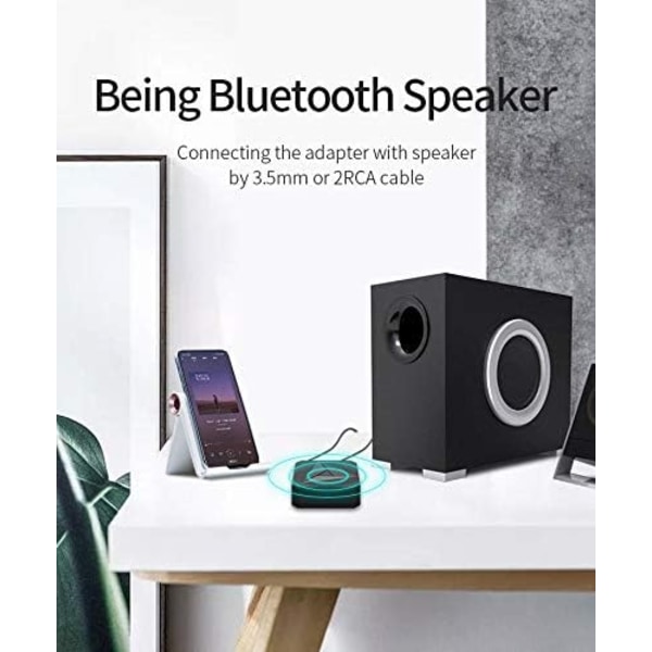 Bluetooth-sovitin äänen suoratoistoon RCA AUX -sovitin 150