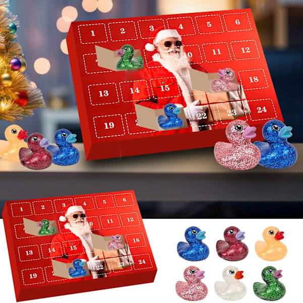 Jule Sten Blind Box Nedtælling 24 Dage And Blind Box Kalender Blind Box Legetøjs Sæt