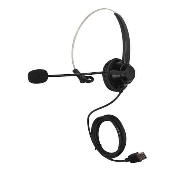 H360DUSB Enkeltsidet erhvervsh headset Sort støjreducerende USB erhvervsh headset til USB-interface