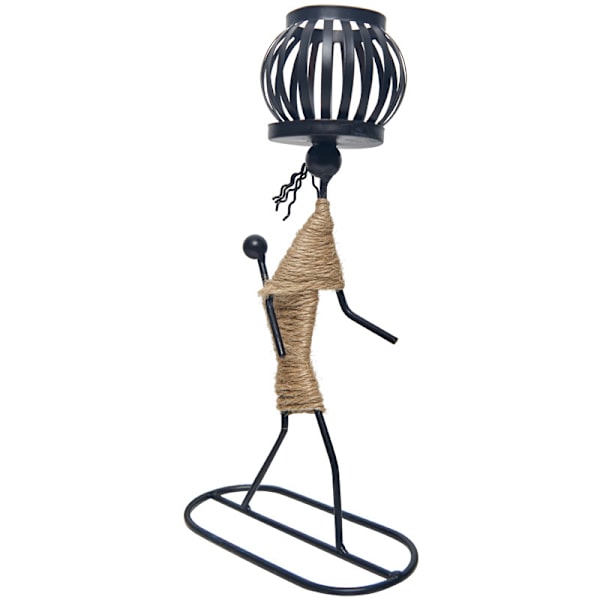 Lysestager, Sorte Jernholdere Vintage Lysestager