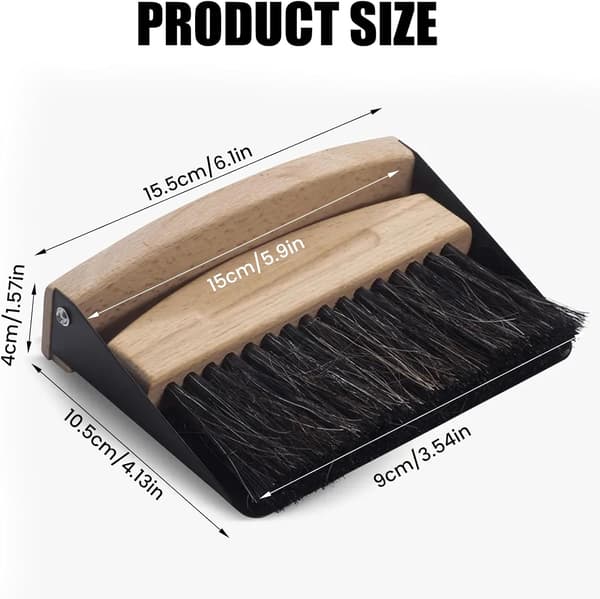 Fejebakke børste og fejebakke sæt, bordfejebakke, mini kost og fejebakke