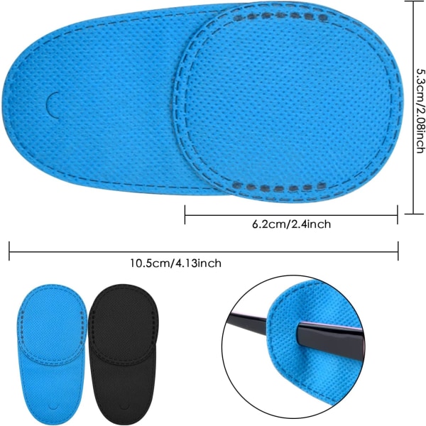 12 st ögonlapp för amblyopi, återanvändbara glasögonlappar för
