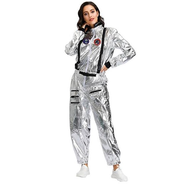 Astronautin pukukostyymi Halloween-asu Jumpsuit Astronaut XL