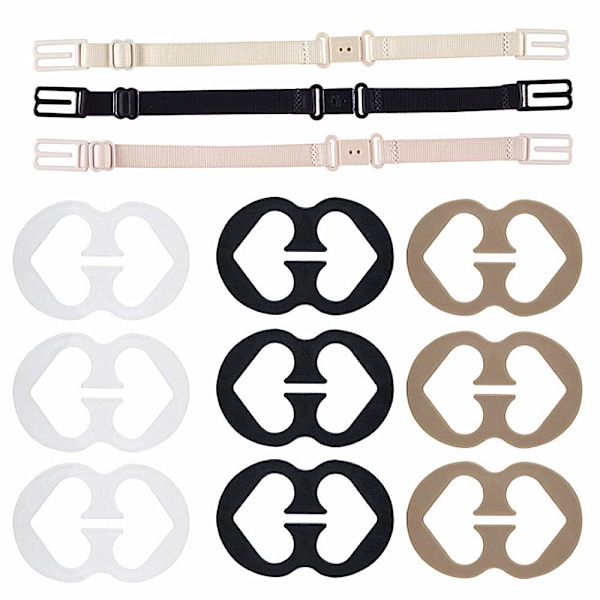 12 stk bh-stropholdere elastiske anti-slip stropholdere
