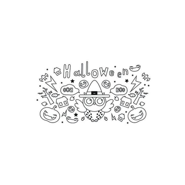 Windoodle displayfodral Halloween - WD-3A2-HL Papper