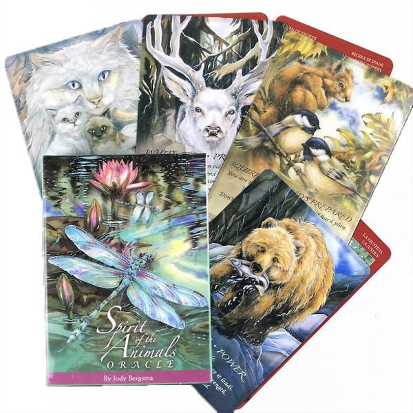 Tarot orakelkort mystisk spådomsserie Tarot pige kortspil brætspil engelsk poker Spirits of the anima zdq