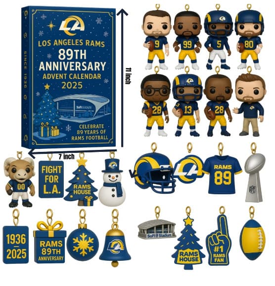 Los Angeles Rams 89 års jubilæum Blind Box